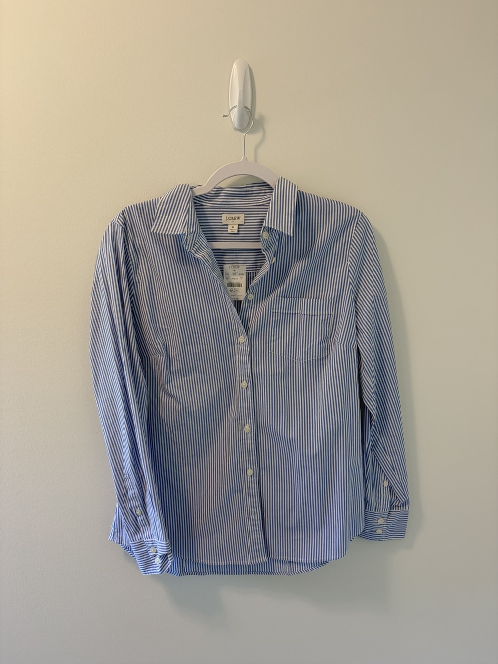 J. Crew Blue Stripe Women’s Button-Down Shirt